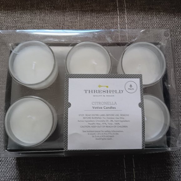 Threshold Citronella Votive Candles - 6 pack - Picture 3 of 7